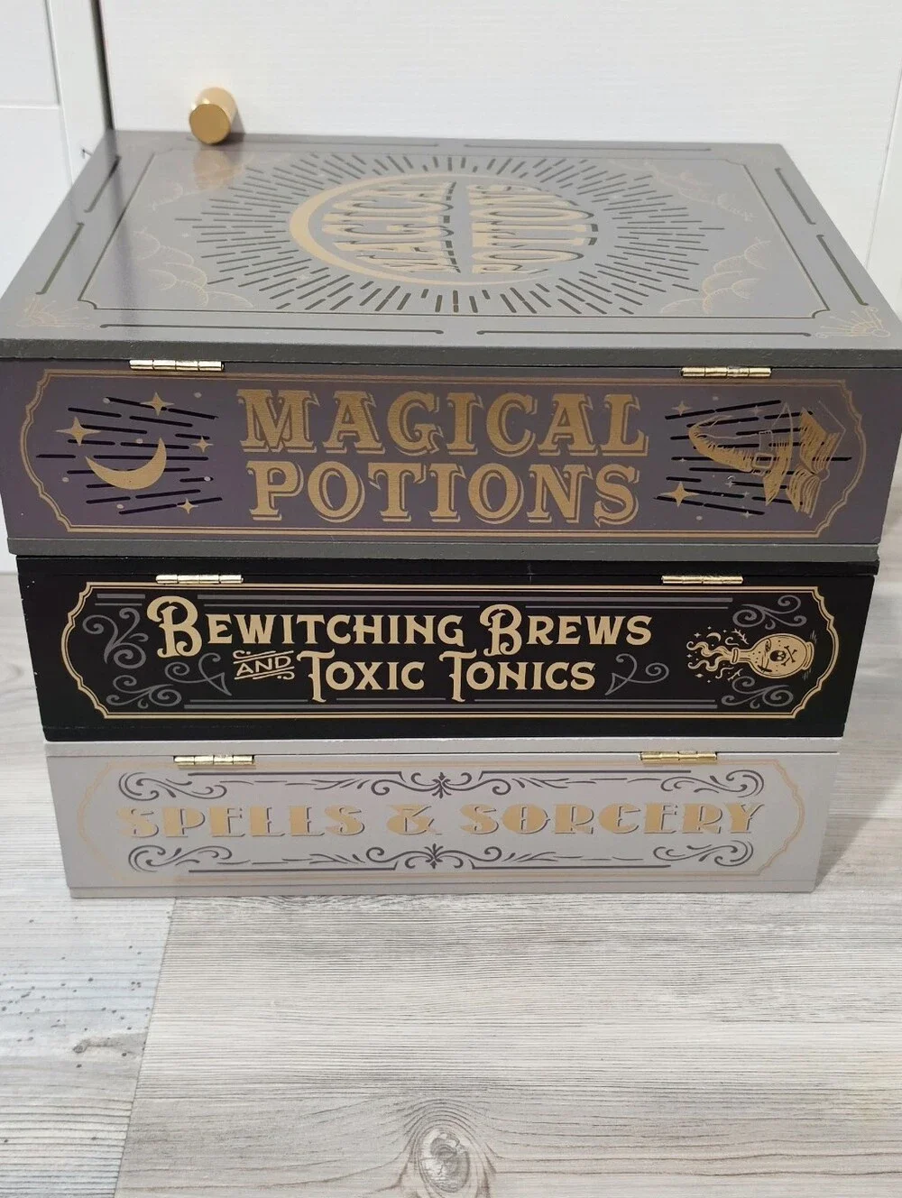 Target Bullseye Playground Halloween 2026 Wood Book Decor - Magical Potions